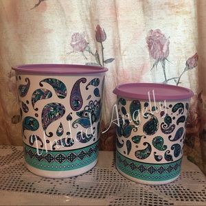 Tupperware canisters